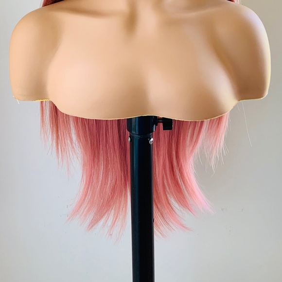Gorgeous Effortless Style Ombre Pink Wig for Daily Wear - Picture 14 of 16